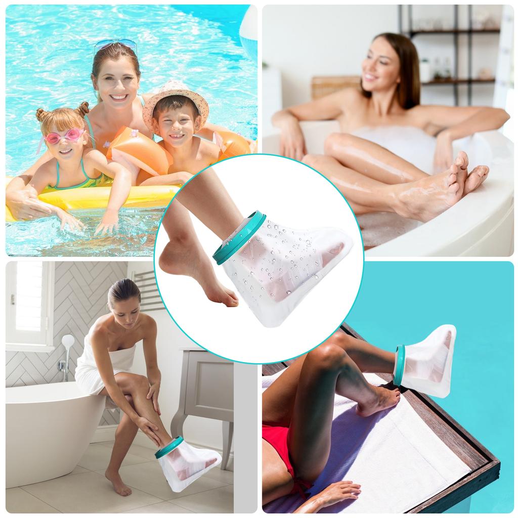Child Waterproof Cast Cover Relieve Pain Fracture Foot Covers Leg Bandage Plaster Shower Bathing Sleeve Sealed Protector