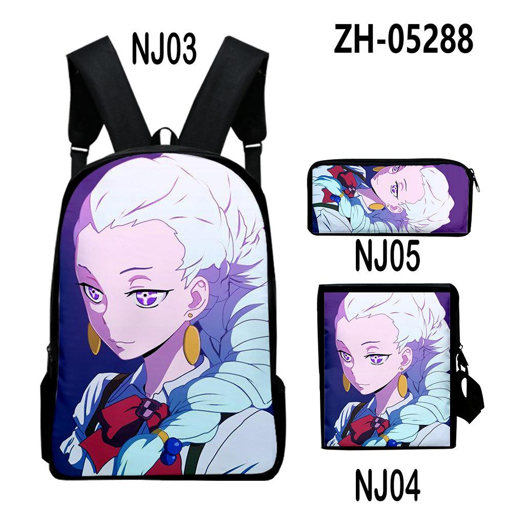 Klassisch Neuheit Cool Tod Parade 3D-Druck 3 Stück/Set Schüler Rucksäcke Laptop Tagesrucksack Rucksack Schräg schultertasche Federmäppchen