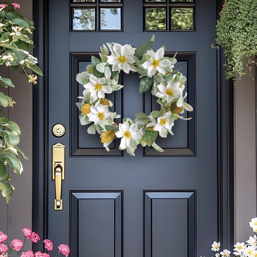 Wreath Spring Home Decoration Flower Vine Circle Door Hanging Courtyard Wall Decor