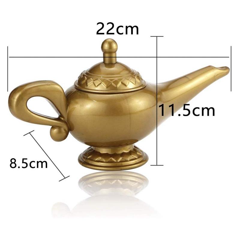 Halloween Party Magic Supplies Plastic Genie Lamp Movie Cosplay Show Props For Children Home Birthday Party DIY Decorations