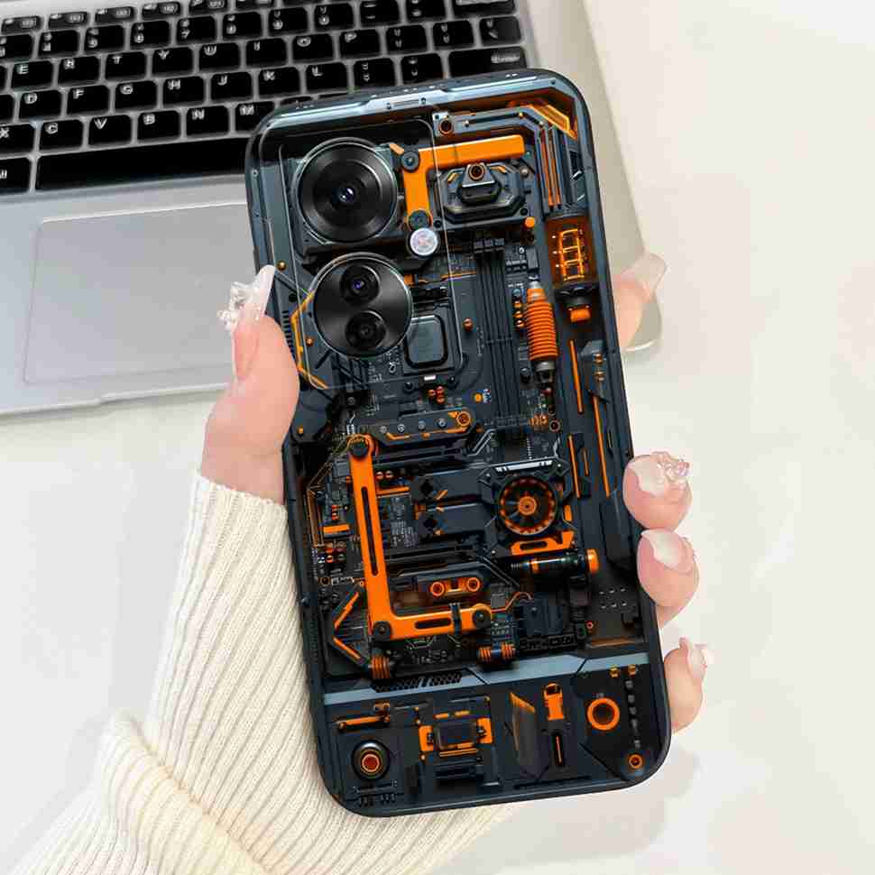 For Oppo Reno11 F 5G CPH2603 Case Cute Cartoon Printed Cherries Soft Silicone Cover For Oppo F25 Pro 5G 6.7" Phone Cases Coque
