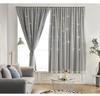 For Panels Autohesion 2 Curtains Windows For Bedroom Girls Kids Baby Window Curtain Double Layer Star Cut Out Living Room Decor Wall Home
