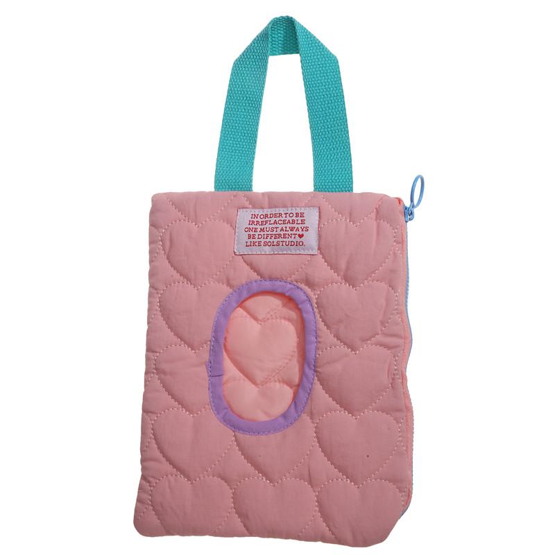 Quilting Cotton Loving Taschentuchbox mit Klappdeckel, Feuchttücher-Hülle, Papierhalter, Aufbewahrung, abnehmbare Serviettenaufbewahrung, Hängebox