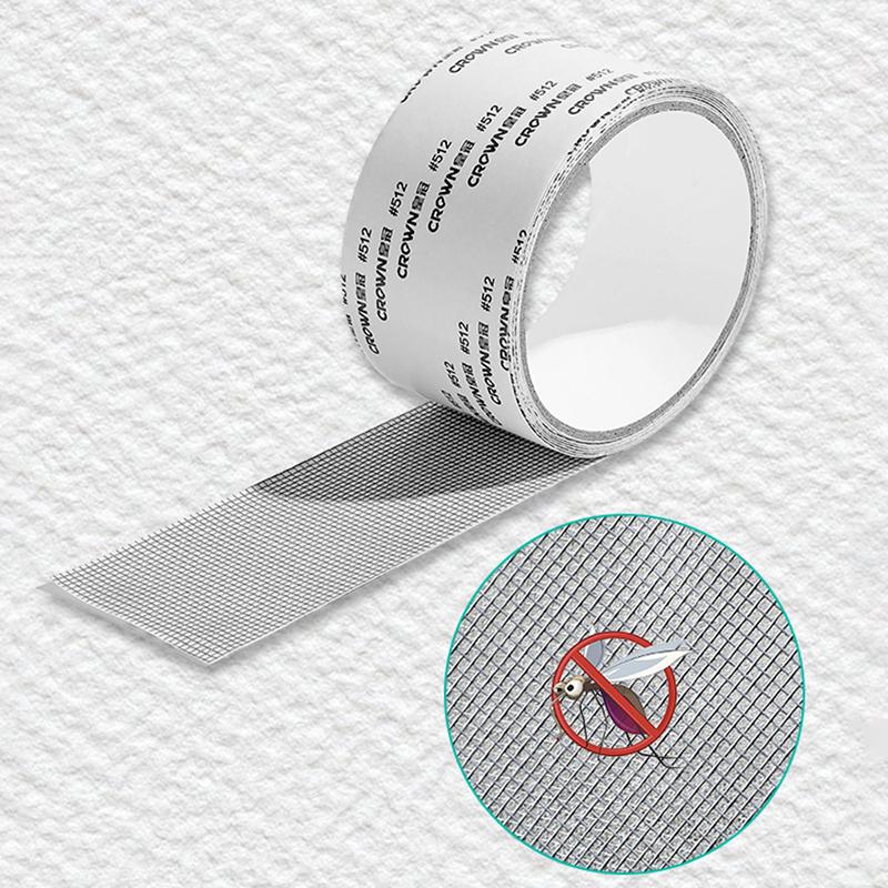 Self Adhesive Window Screen Repair Window Mosquito Net Repair Tape Patch Anti-Insect Mosquito Mesh Broken Holes Repair stick