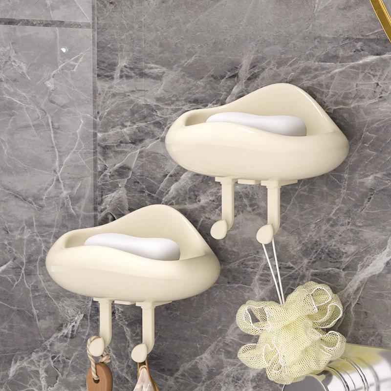 Creative Clouds Soap Box Draining Non-slip Soap Dish Bathroom Accessories Sea White Soap Holder For Home Bath