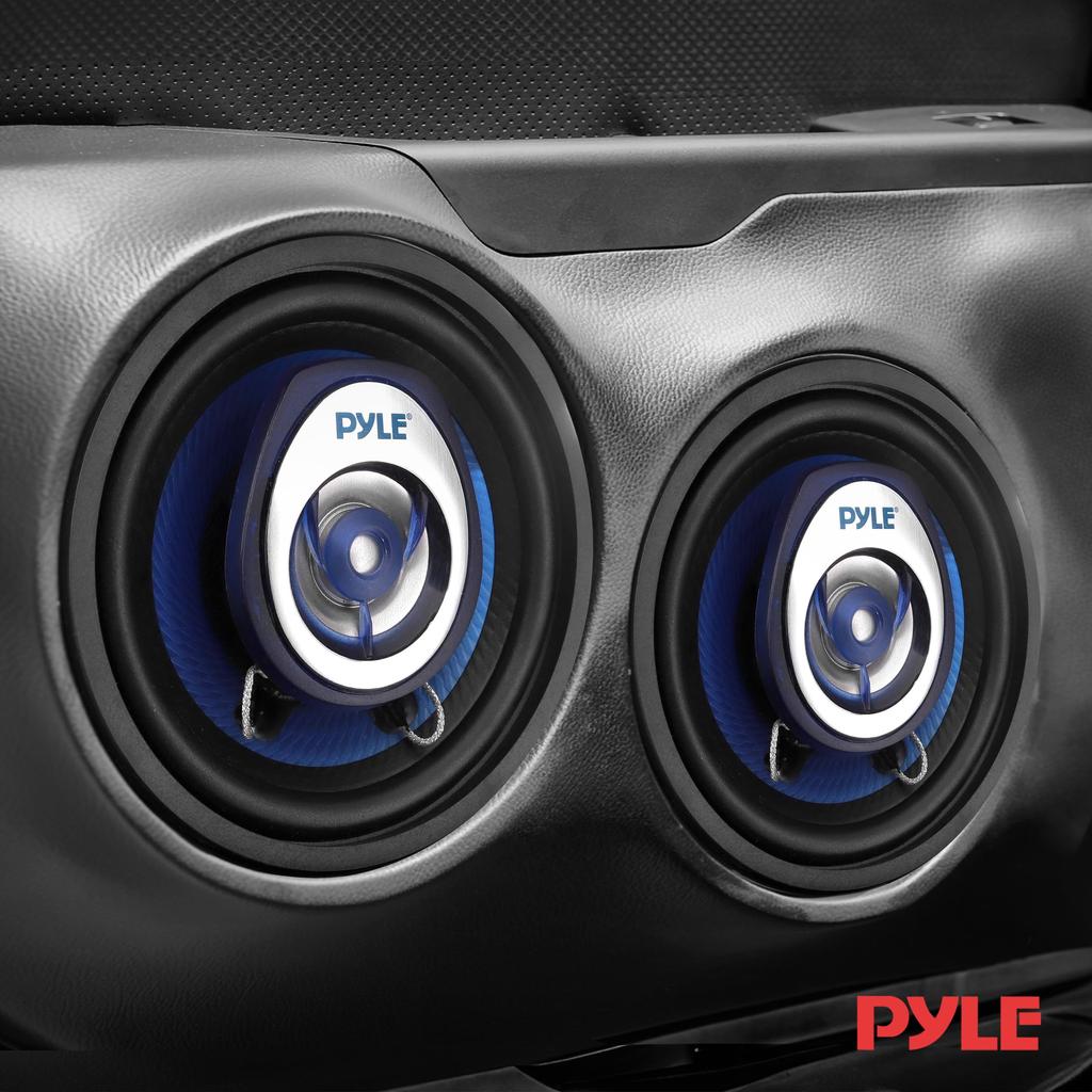 Pyle 2 Way Universal Car Stereo Speaker - 120W 3.5" Coaxial Loud Pro Audio