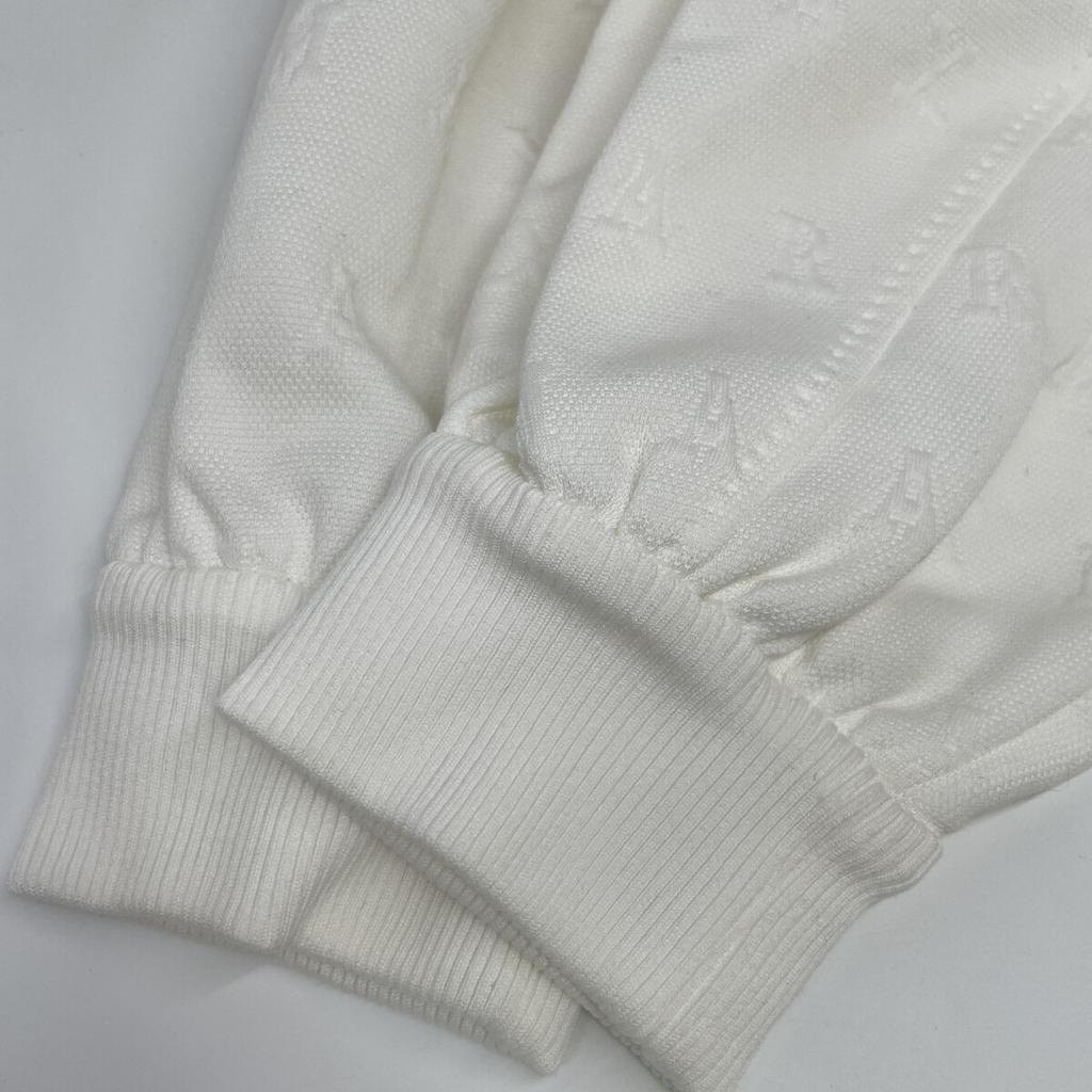 Max Mara 24Stainless Steel 2411911012 GASTONE/Gastone White Embossed Logo W-Zip Sweat Blouson Jacket Not written whiteUsed