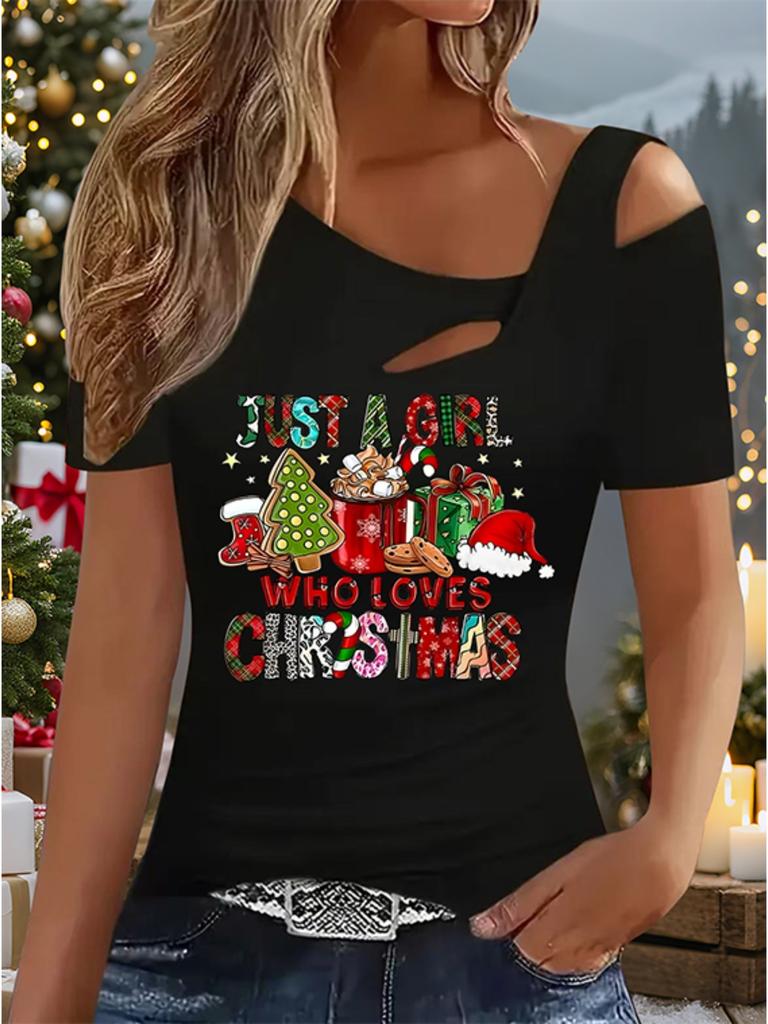 Women's New Casual  Top  Christmas  Halloween Christmas Gift Tops Shirt Blouse