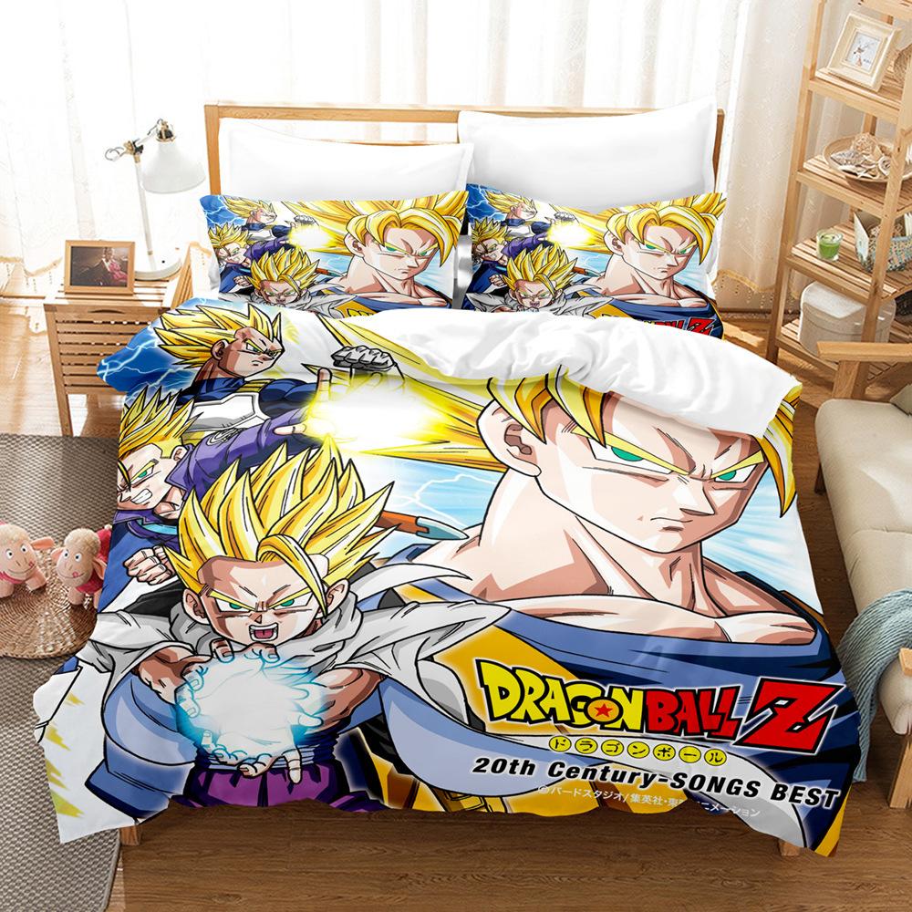 Animation Bedding Kit, Series 3D Digital Printing Three-Piece Set