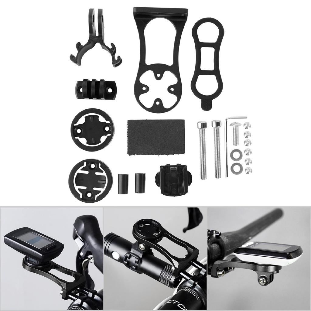 Metal Bike   Computer Mount GPS Bracket Holder Fit for   Black