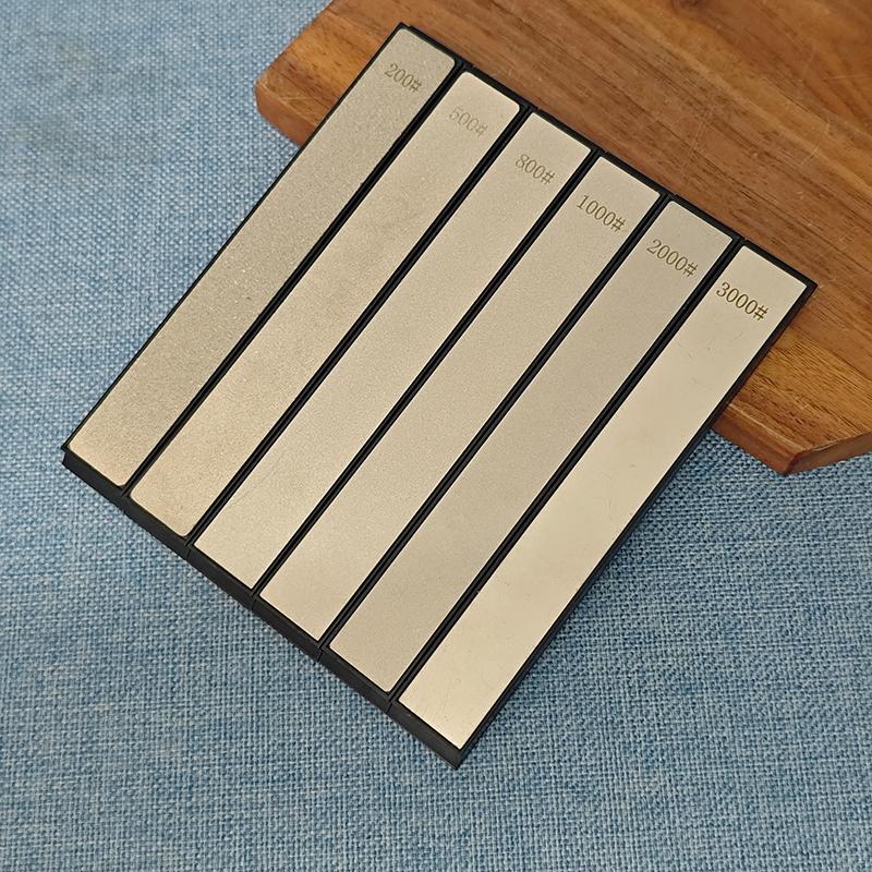 6-Piece Diamond Sharpening Kit - Professional Multi-Grit Whetstone Set with Angle Guide & Case for Knives, Tools, Outdoor Gear