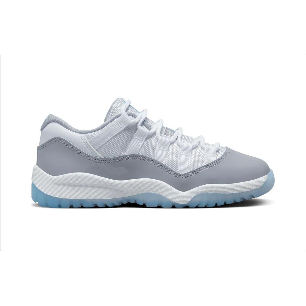 Air Jordan 11 Retro Low PS Cement Grey Sneakers Bambino Bianco University-Blue 505835-140