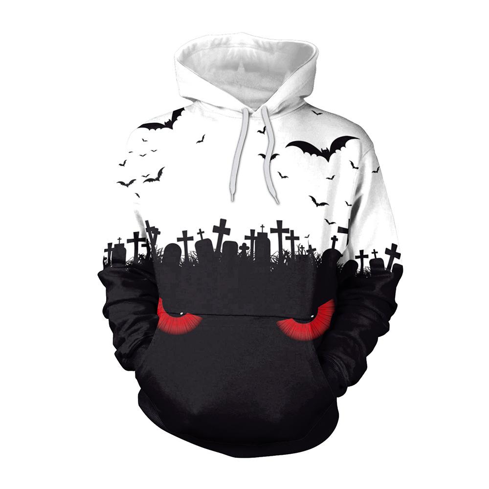 Autumn and winter new cartoon cartoon digital printing Halloween sweater