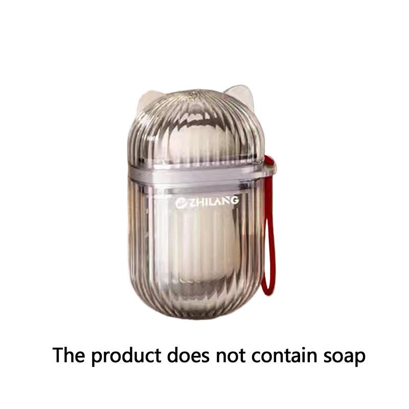 

Travel Soap Dishes Sealed Storage Box Waterproof Travel Bathroom Soap Box Home Outdoor Storage Box Soap Box Organizer Tray прозрачный