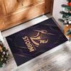 Melbourne Storm Tappeto in Velluto di Cristallo Morbido Anti?Tappetino Antiscivolo Comodo per Casa Soggiorno Camera da Letto Tappeto Decorativo