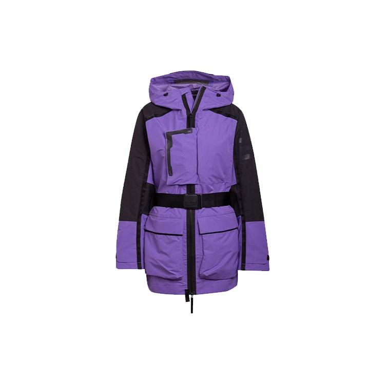 (WMNS) adidas Terrex Jacket CW Xploric RAIN.RDY Jacket Asia Sizing Purple Women s HF8461 L
