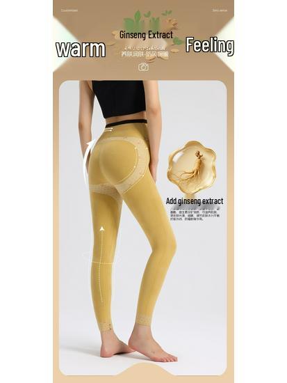 Thickened Women's Autumn/Winter Yoga Shark Pants: Hip-Lifting, Flesh-Covering Fit.