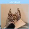 Fashionable Pu Leather Crescent Bag With Leopard Print Perfect For Casual Outfits