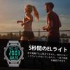 Hearkent Women's Digital Pedometer Watch Waterproof LED Backlight Multi-Function P-2401