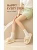 Cross Fuzzy Slippers: Non-Slip, Thick-Soled Indoor Cotton Slippers for Men and Women - Perfect for Autumn and Winter