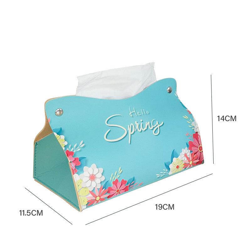 Luxury Leather Tissue Box Organizer for Stylish Home or Office