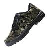 3537 Men's Low-Top Anti-Odor Non-Slip Construction Shoes - Wear-Resistant Rubber Canvas for Outdoor Mountaineering