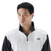 Yonex Wind Warmer Shirt with Uni-Lined Lining, White/Pink (062)