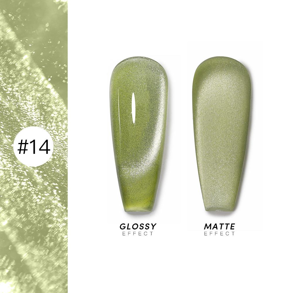 2024 Trendy 36-Color Cat Eye Nail Gel Set - Sparkly UV Gel for Salon Use