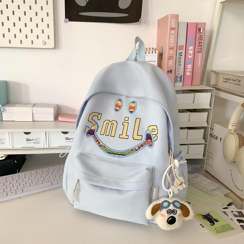 

School bag backpack girls small fresh primary and secondary school students school bag casual printing girl travel backpack single package