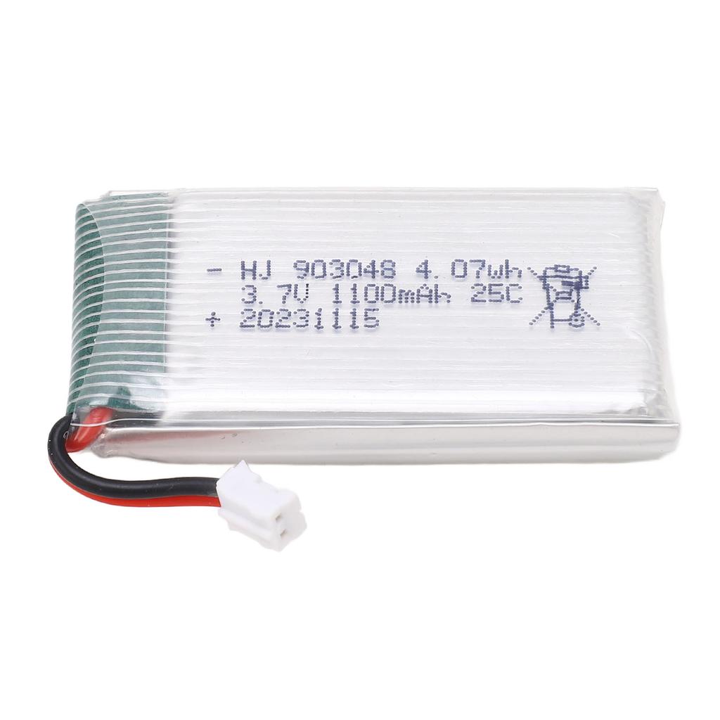 3.7V 1100mAh Battery With PH2.0 Connector Drone Flight Battery Li Po Light Weight RC Battery For X5S