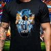 Leggenda del Calcio Argentino Unisex e Unisex Maglietta Casual in Cotone alla Moda e di Alta Qualità Regalo per Fan Maglietta da Calcio 2026