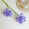 2 Heads Artificial Higanbana Flower Realistic Real Touch Simulation Lycoris Flower Plastic Silk Handmade Artificial Silk Flower