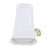 Coriander container, storage container made of ABS plastic with transparent window for space-saving design for travel kitchen in the refrigerator