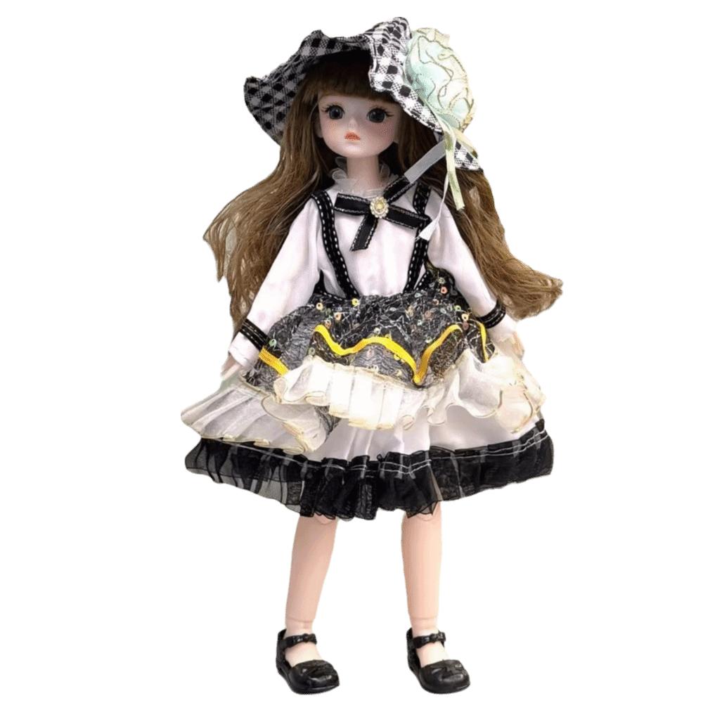 Attractive Eyes Princess Dress Up BJD Dolls Princess Makeup Ball Joint Doll Birthday Gift