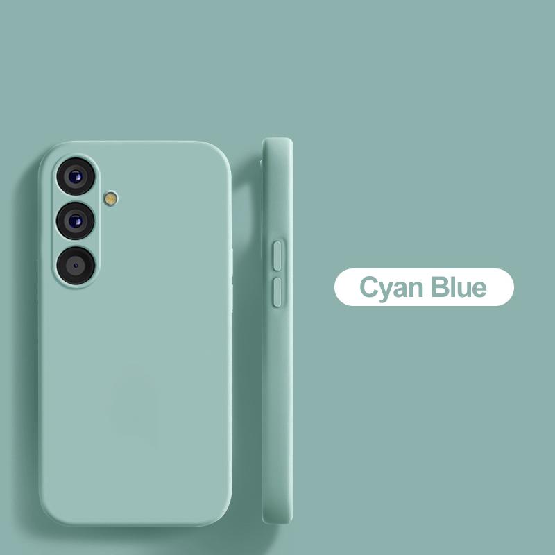 For For Samsung A54 5G Case Luxury Liquid Silicone Camera Lens Protector Soft Back Cover For Samsung Galaxy A54 A 54 5G Phone Cases