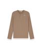 R-4 R-0036 / R4-Signature Henley Neck Longsleeve(Beige)