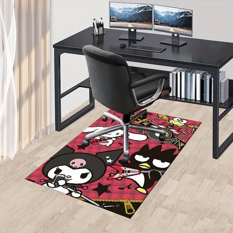 

1pc Sanrio Kuromi Mermaid Printed Office Carpet Rectangle Rug Under The Table,Perfect Room Decor for Living Room, Bedroom, Kitchen, Non-slip Floor Mat 60cm by 90cm