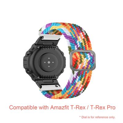 Watch Bands 22mm Width Replacement Watch Straps Nylon Strap Compatible with Huami Amazfit T Rex T Rex Pro