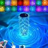 Crystal Lamp 16-Color Changing RGB Night Light  Lamp USB Romantic LED Rose Table Lamps  Bedroom Party Dinner Decor Light