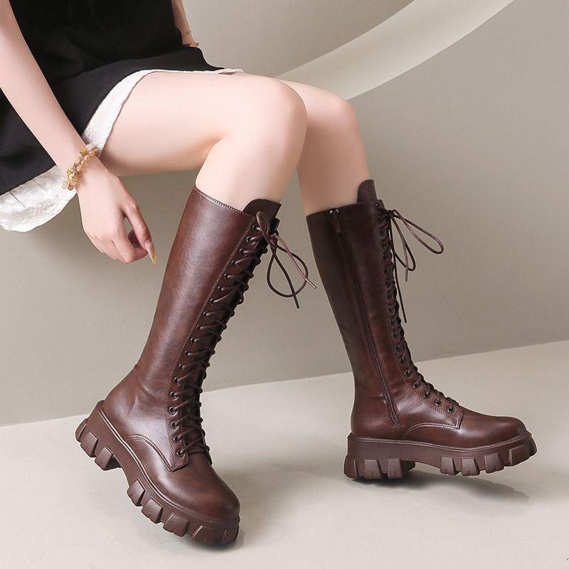 Women's Boots Non-slip and Velvet Thickened High-top Boots