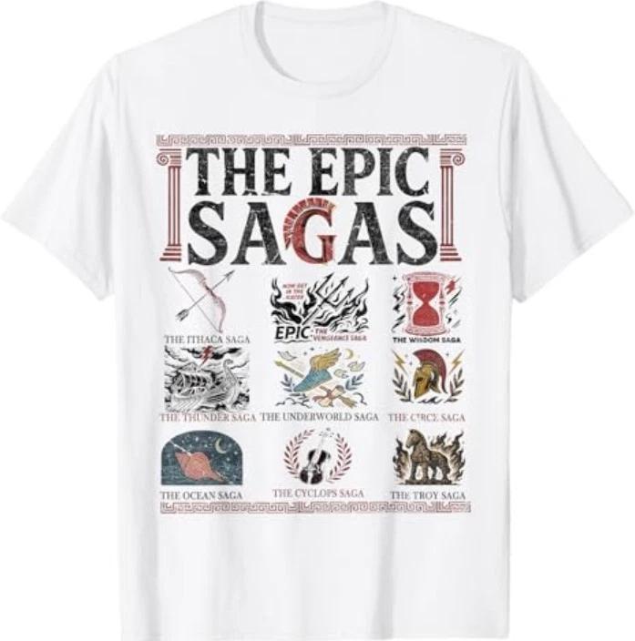 The Epic Sagas Ithaca Saga Musical Thunder Wisdom Odysseus T-Shirt S