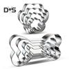 Non Stick 4Pcs/Set Biscuit Mold Heat Resistant DIY Dog Bones/Claws Cookie Mold Kitchen Utensils