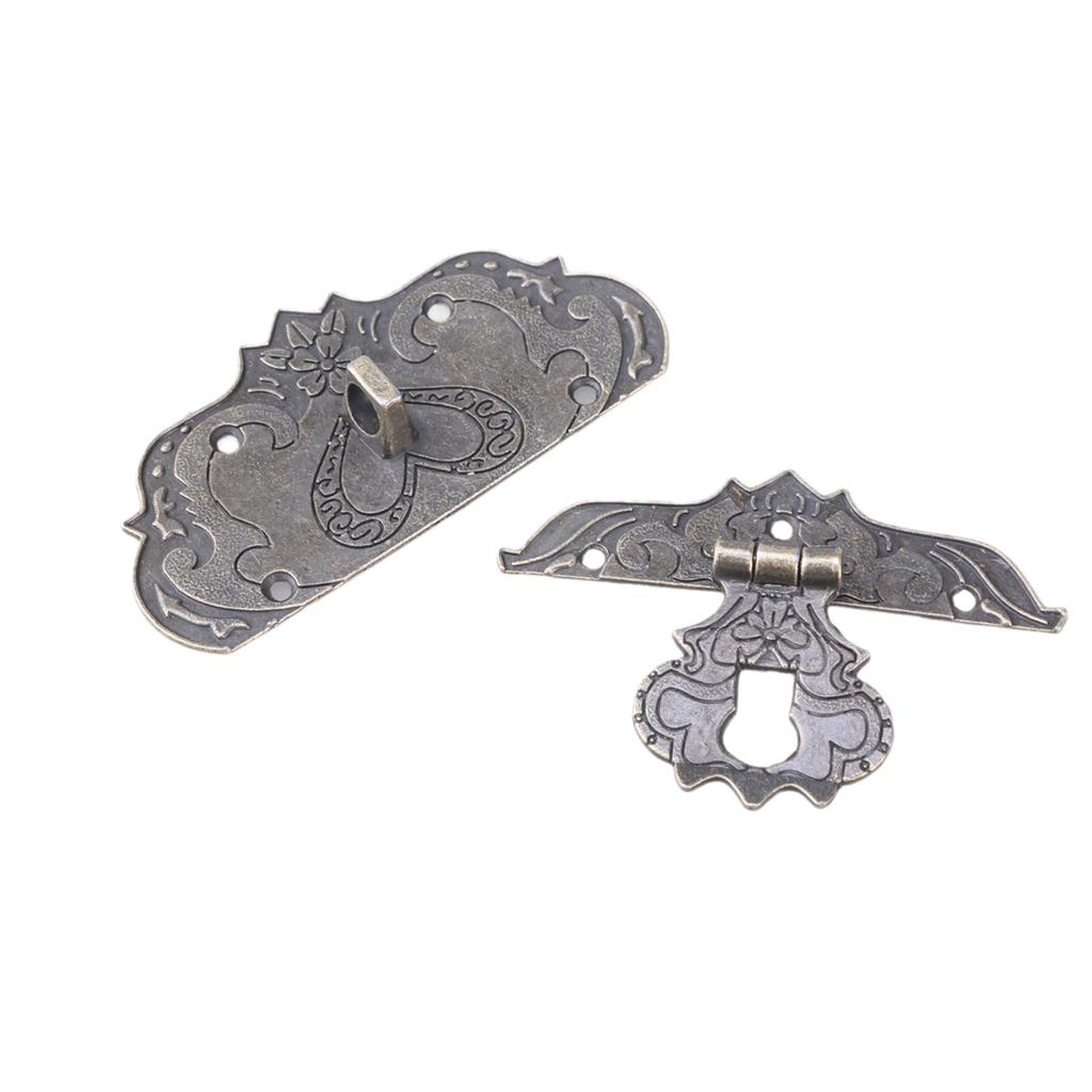 Lightweight Hasp Lock Secure Jewelry Storage Lock Easy To Use & Long Service Lock Vintage Lock for Jewelry Storage