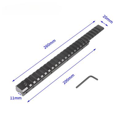 11 Převod 20mm Zvyšovací Vodící Lišta 260mm Držák Zvyšovací Základna