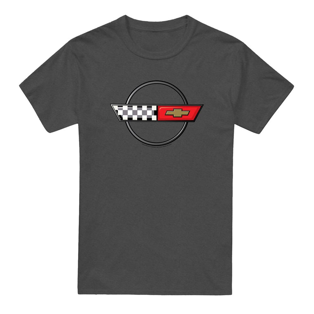 Chevrolet Unisex Adult 4Th Gen Vette Logo Heather T-Shirt