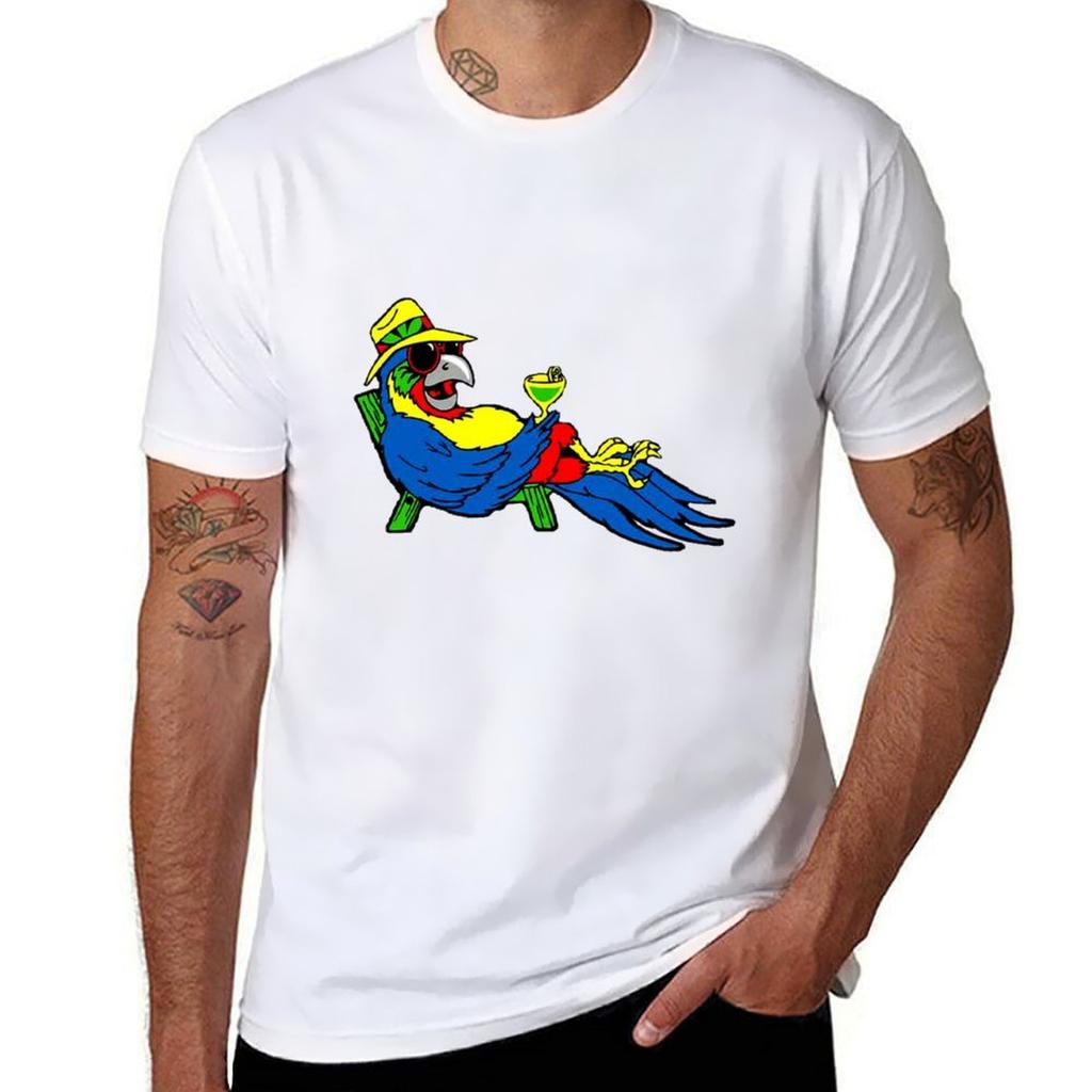 Parrot Nyelonjor Tshirt Street Fashion Casual Tee Shirt