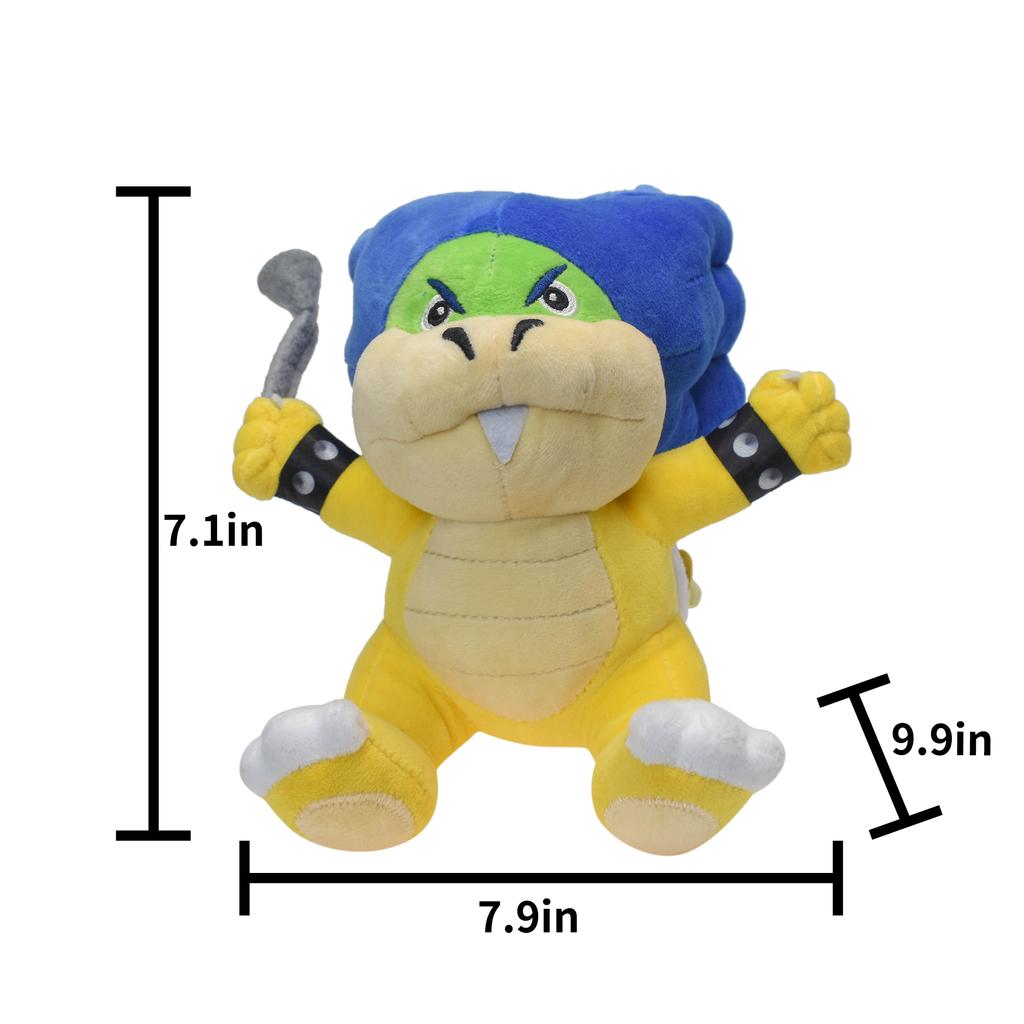 Wendy Lemmy Roy Iggy Morton Ludwig Larry Plüschtiere 7 Stil Peluche Stofftierpuppe Geschenk, Cartoon oder Sammlergeschenk, Weich