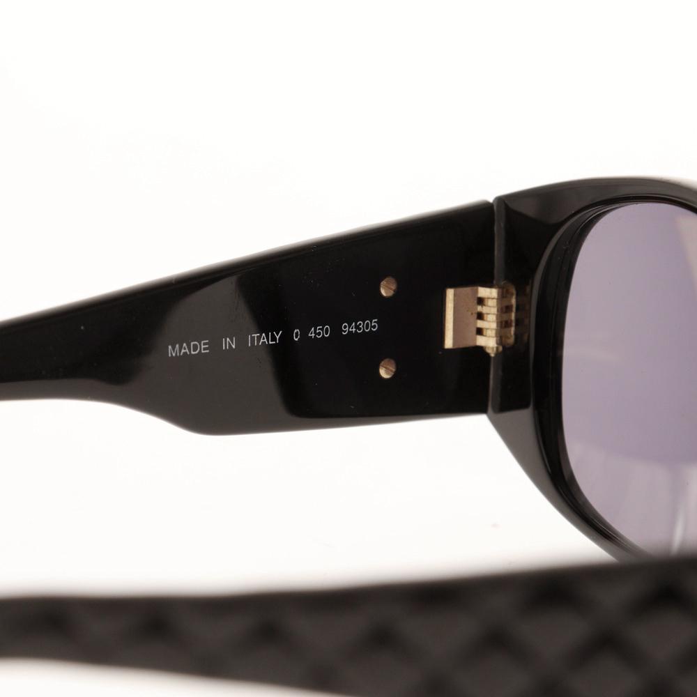 CHANEL COCO Mark sunglasses 94305 Matelasse black plastic Women Used