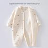 Quilted Baby Jumpsuit: Warm Winter Romper & Thicken Air Cotton Pajamas