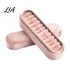 Small Velvet Jewelry Box for Rings Storage Box, Multiple Slots Portable Organizer, Prevent Compact Home Scratching Soft Lining Case Display And Travel